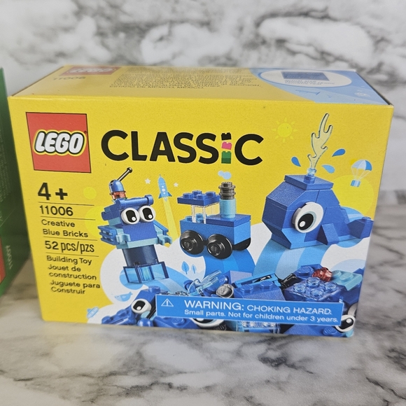 New in Box Set of Lego Creative Green and Blue Blocks #11006 and #11007 - Picture 4 of 8